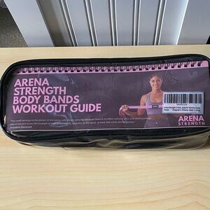 Arena Strength Body Bands Workout Guide - Pink and Black